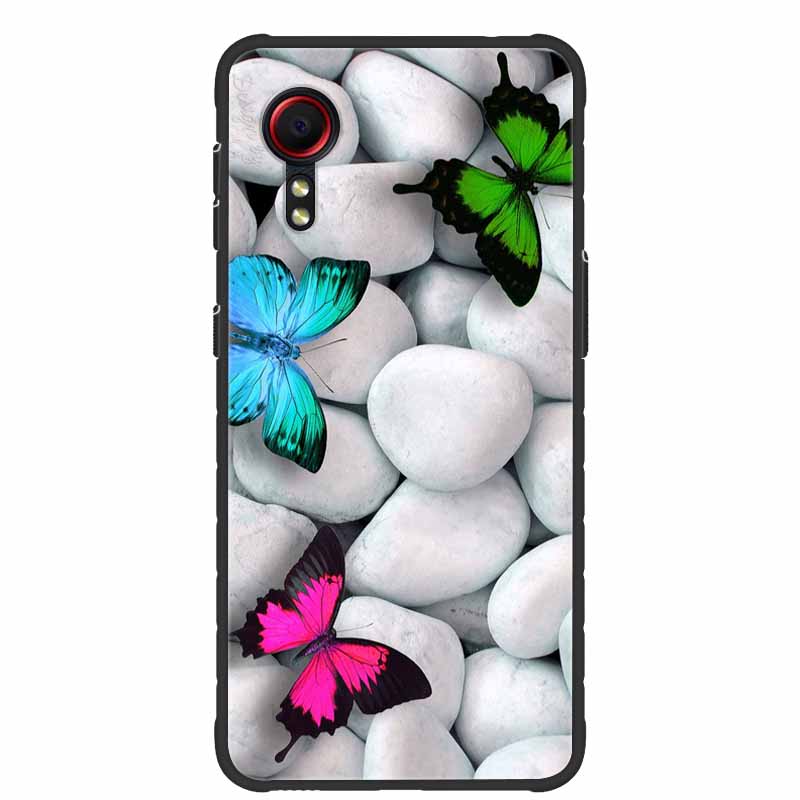 Per Samsung Galaxy Xcover7 5G Cover Carina Adorabile Custodia Posteriore in Silicone per Telefono Per Samsung Xcover 7 Protettiva Antiurto Morbide Custodie