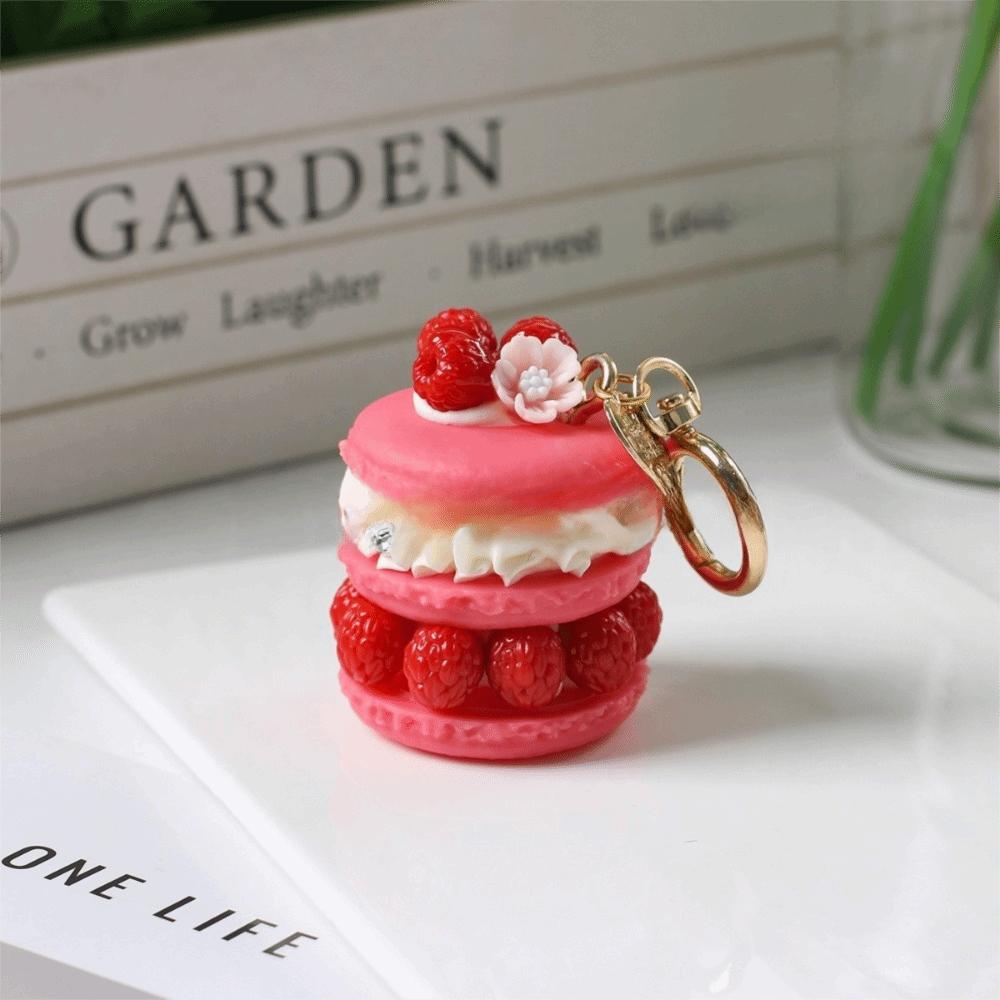New Simulation Fruit Dessert Pendant Funny Simple Bag Pendant Multi-purpose Keychain Gift