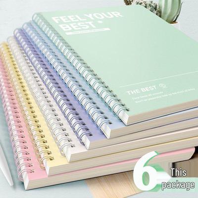 B5 Minimalistický kroužkový zápisník: Extra silný, hodnotný deník pro studenty s linkovanými stránkami