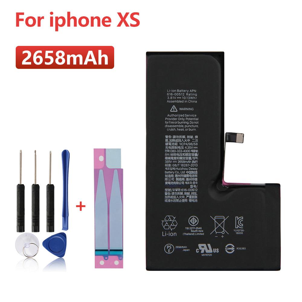 Oplaadbare Lithium Batterij Voor iPhone XS A2097 A1920 A2100 A2098 Telefoonbatterij 2658mAh
