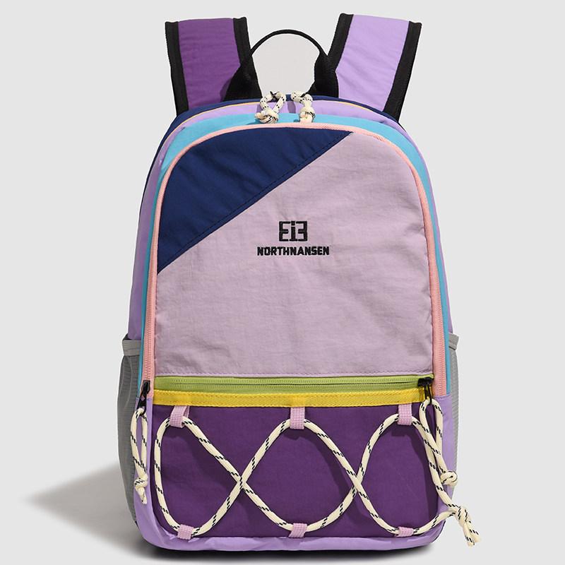 Schoolbag Outdoor Mountaineering Lightweight Backpack Sports Contrast Color Niche Design Travel Backpack College Student Class School Bag Female