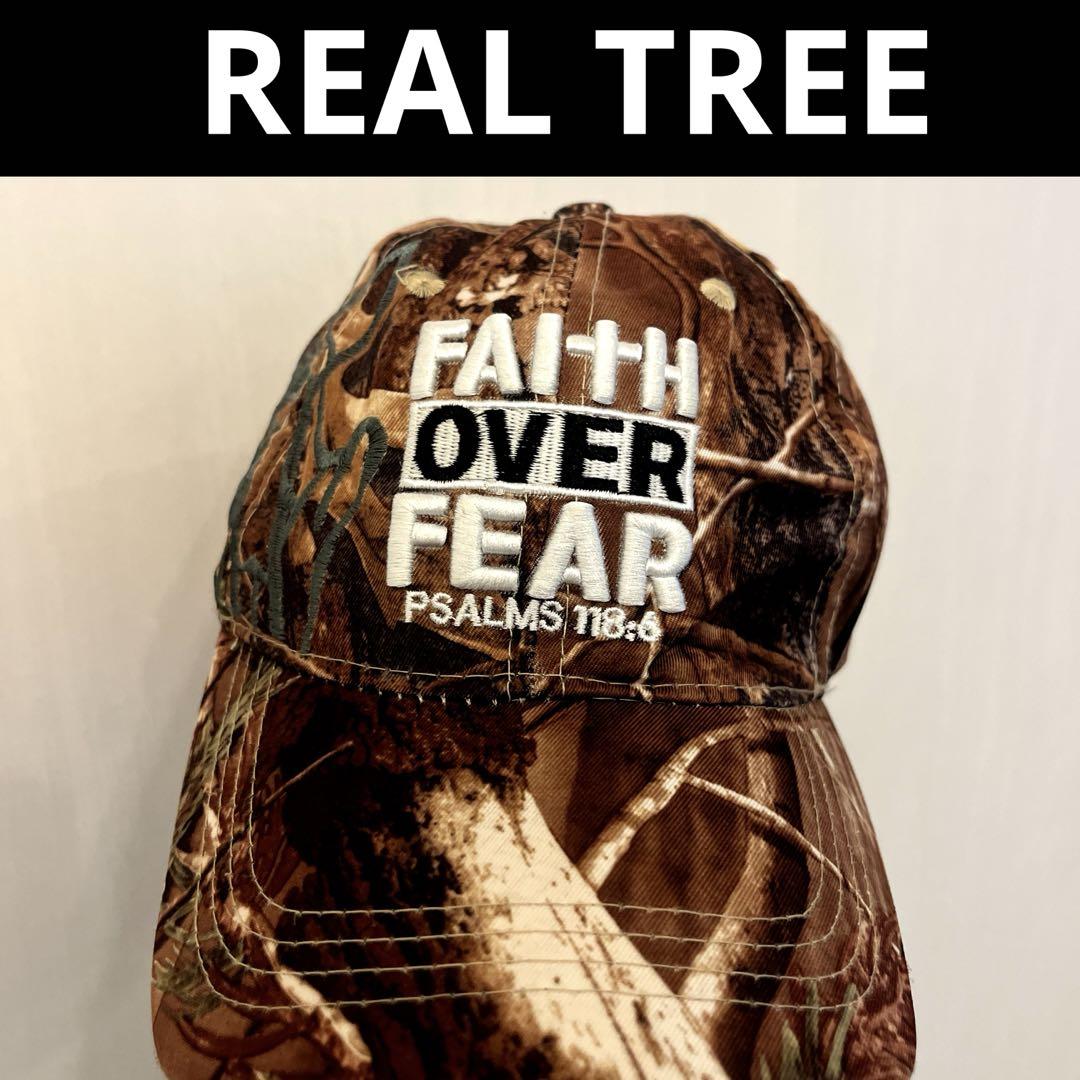 

[USED] Realtree Camouflage FAITH OVER FEAR Cap, One Size Fits All