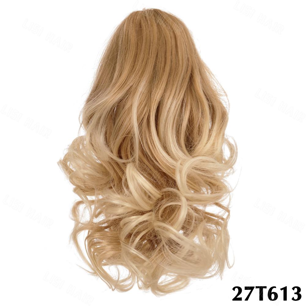 MISS WIG Synthetic Claw Hestehale Kort Krøllet Bølget Hestehale Extensions Elegant for kvinner Daglig bruk Hårtilbehør