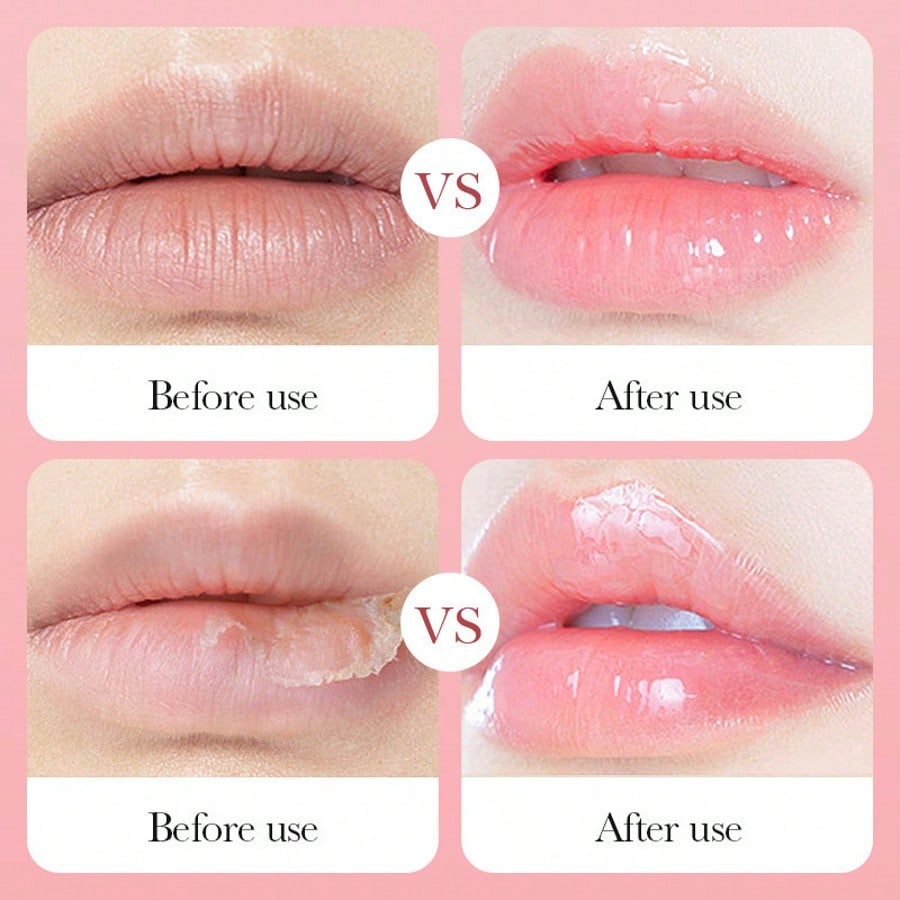 1/5/10/20pcs Moisturizing Lip Mask, Collagen/Cherry/Blueberry, Containing Glycerin And Collagen, Fad