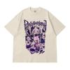 Mens  TShirt Phantasmagoria Graphic Cotton Oversized Vintage Harajuku Short Sleeve Tops Tees Aesthetic Y2k Streetwear Clothing