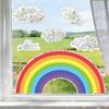 Creative Rainbow Cloud Bedroom Living Room Kitchen Bathroom Study Wall Decoration Stickers