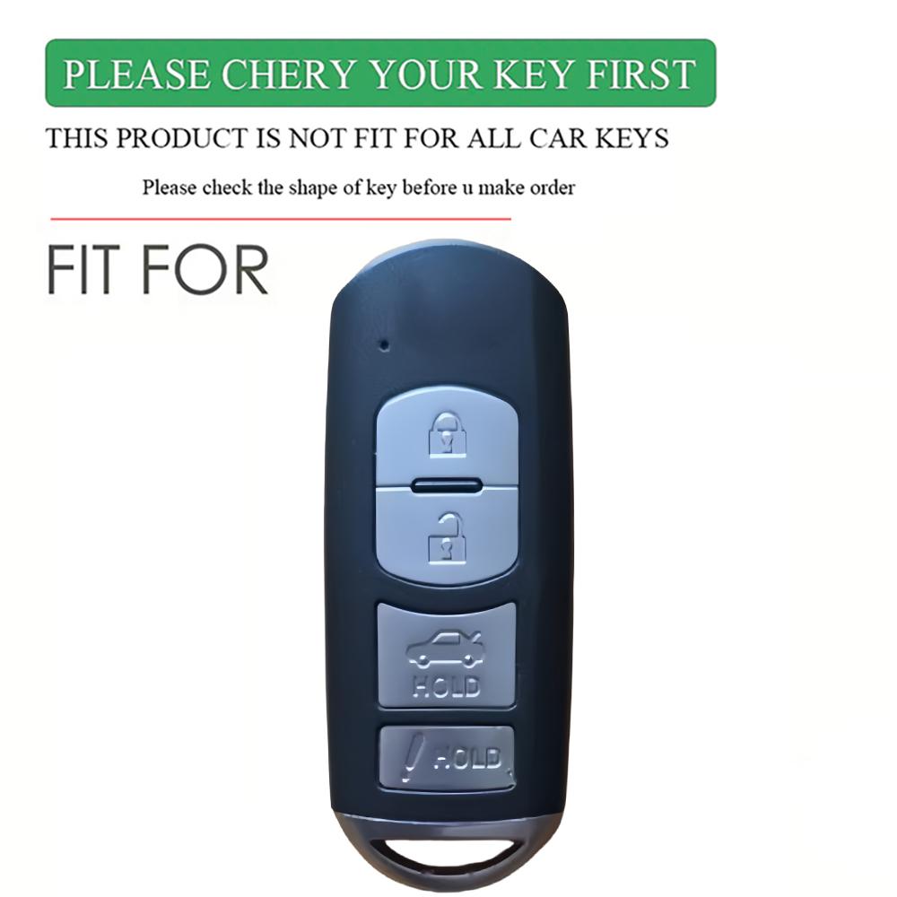 Silicone Remote Key Cover Case For MAZDA CX-5 CX-3 2 3 5 6 CX-7 CX-9 Demio Speed Miata MX5 Case 4 Button 2018 2019 2020 2021