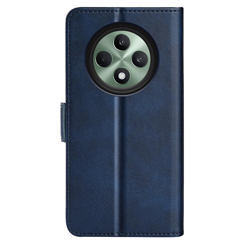 For Oppo Reno12 F 5G Case Calf Texture Leather Stand Wallet Phone Cover