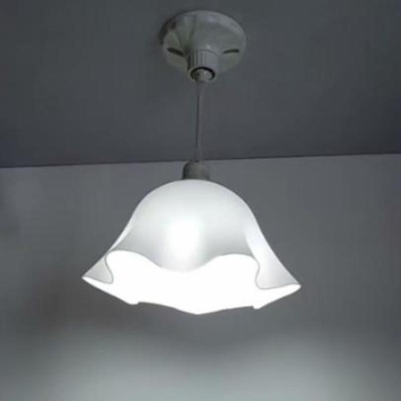 1Pcs Diy Wall Night Restaurant Chandelier Replacement E27 Plastic Flower Lampshade Hanging Lamp Accessories Table Parts