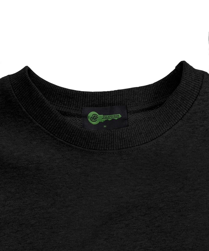ESCAPEFROM Spacebook Print Sweatshirt Black