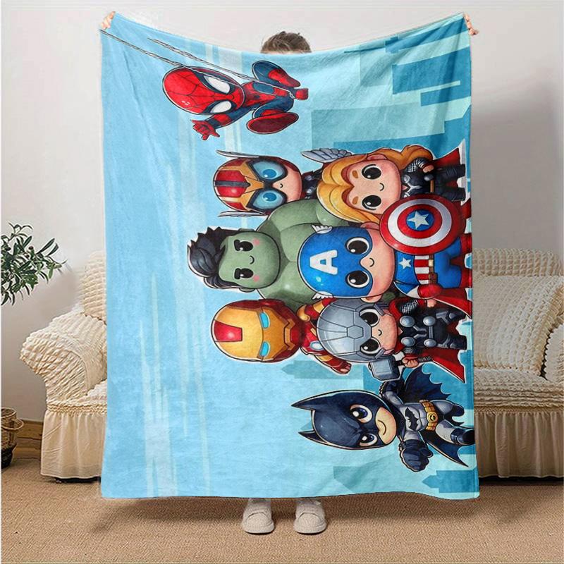 1pc Spiderman Spiderverse Marvel Soft Throw Blanket Flannel All Season Light Weight Living Room/Bedroom Warm Blanket. M731059