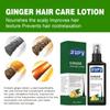 Lotion Capillaire au Gingembre, Solution Nutritive Rafraîchissante et Nourrissante pour le Cuir Chevelu et la Racine des Cheveux, Spray Fortifiant et Épaississant