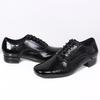 Breathable Tango Dance Shoes Men Latin Dance Shoes Snakeskin Sneakers Leather Jazz Modern Ballroom Dancing Sports Shoes Man