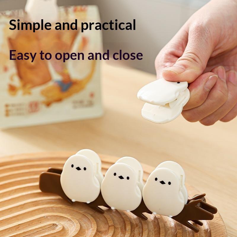 Food Plastic Bag Magnetic Sealing Strip High Appearance Level Creative Moisture-Proof Fresh Milk Powder Snack Sealing Clip