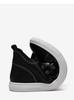 Men's Korean Style Velvet-Lined Mid-Top Leather Sneakers - Trendy Casual Cowhide Patchwork, Large Sizes Available.