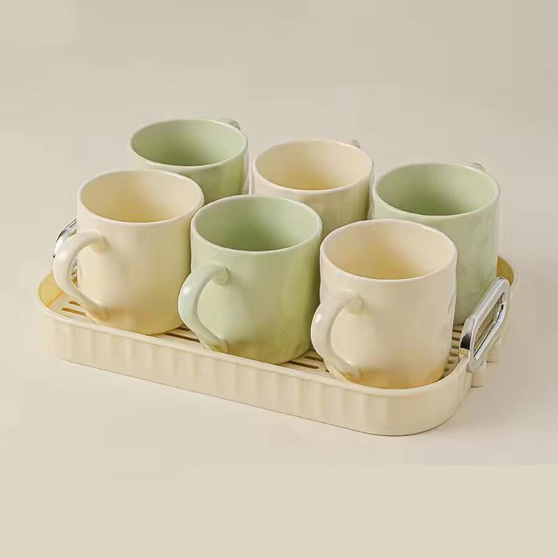 Naijiang Cream Style Ceramic Drinkware Set