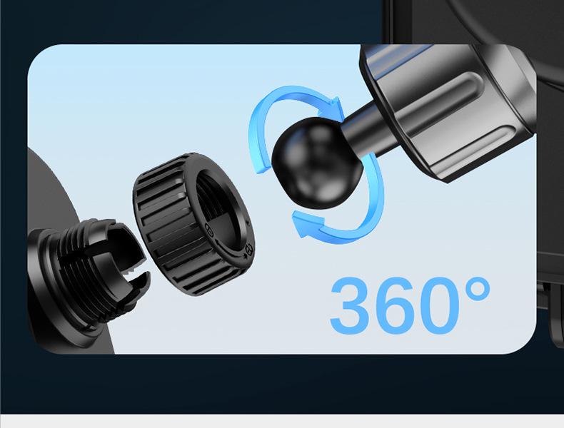Universal Electric Clamping Wireless Car Phone Holder & Charger for Air Vent, 2026 Navigation Edition