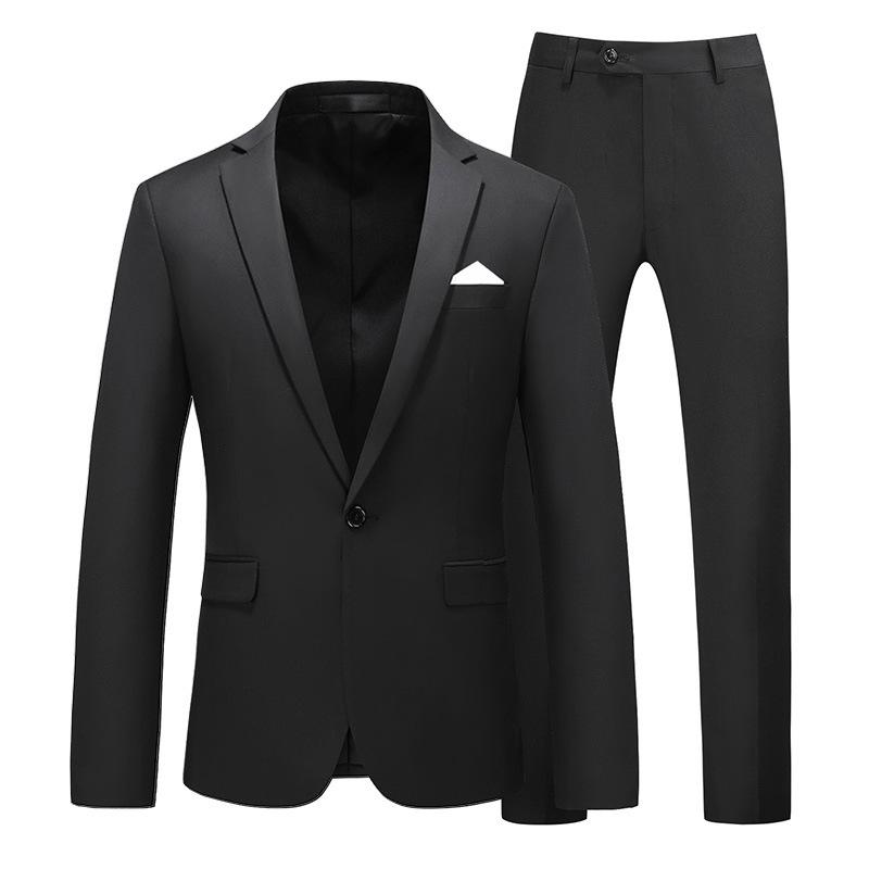 Roter formeller Anzug 2-teilig für Männer Hochzeitsfeier Kleid Mantel und Hose Große Größe Terno Masculino Schwarz Weiß Blau Kostüm Homme