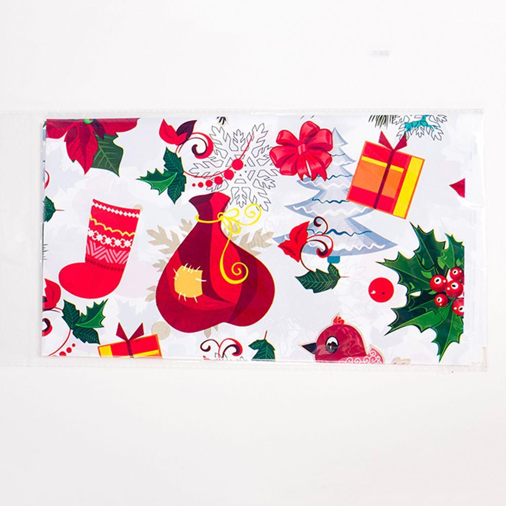 

Disposable Xmas Snowman Festival Decor Santa Claus Christmas Tablecloth Table Cover F