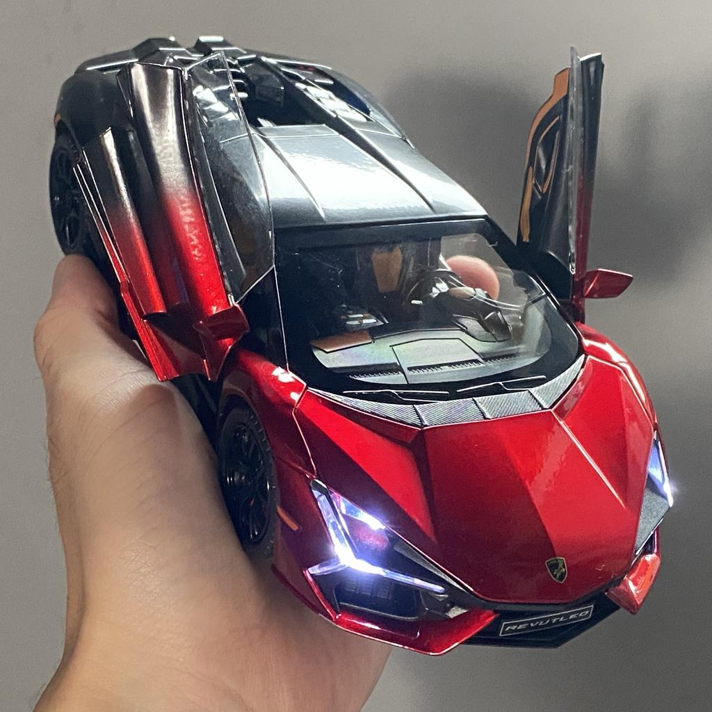 1:24 Lamborghini Revuelto Supersportwagen Legierung Metall Druckguss Modellauto Ornament Dekoration Sammlerstücke Kinderspielzeug Geburtstagsgeschenk
