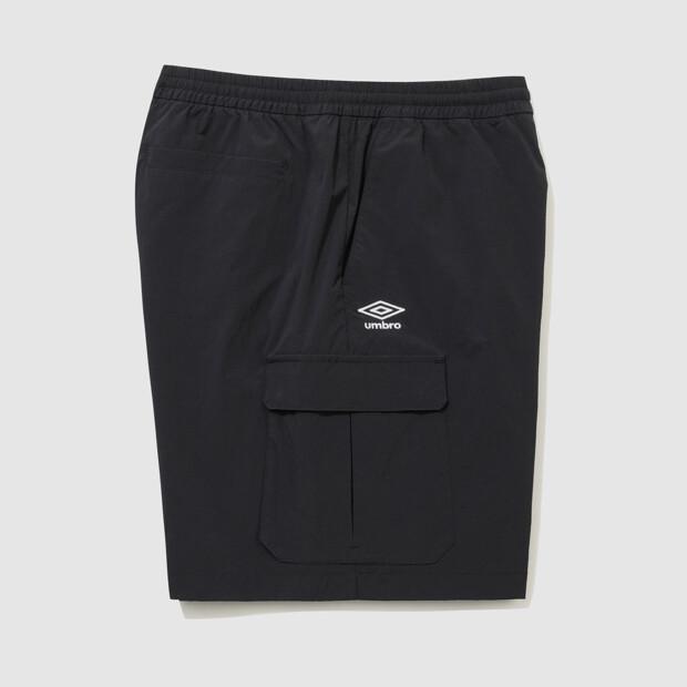 UMBRO Utility Cargo Pocket Knee-Length Shorts Black Ur211Chp44 (A Type)