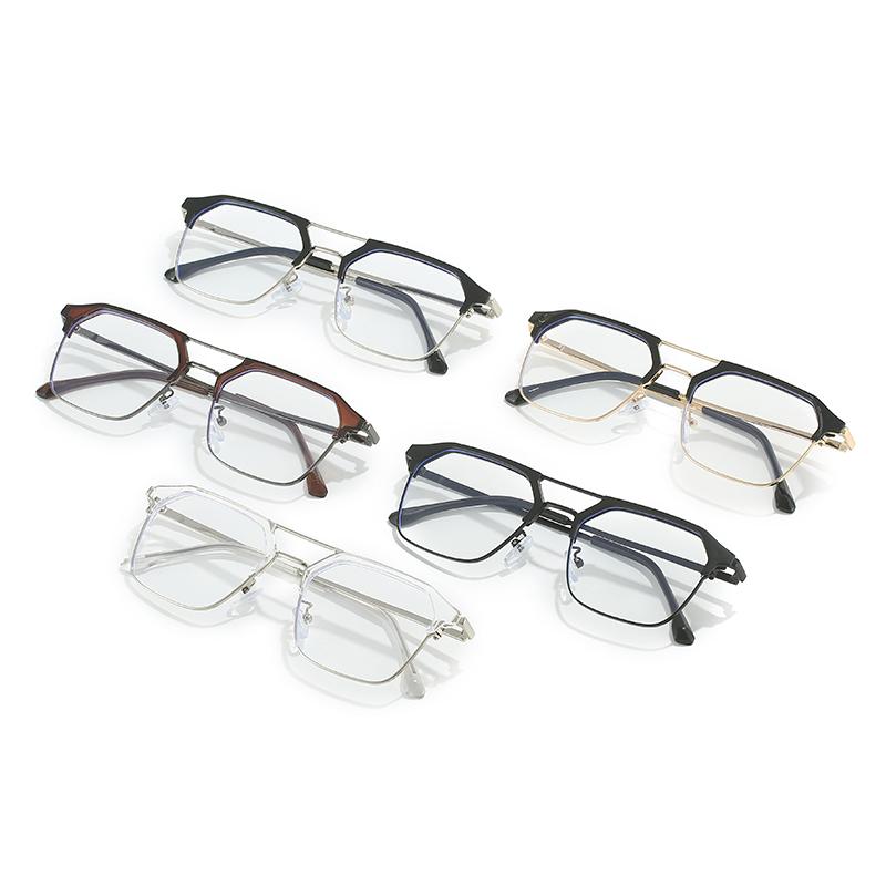Vintage Anti Blue Rays Irregular Prescription Glasses For The Nearsighted Student Short-Sight Eyewear Diopter 0 -0.5 -0.75 To -6