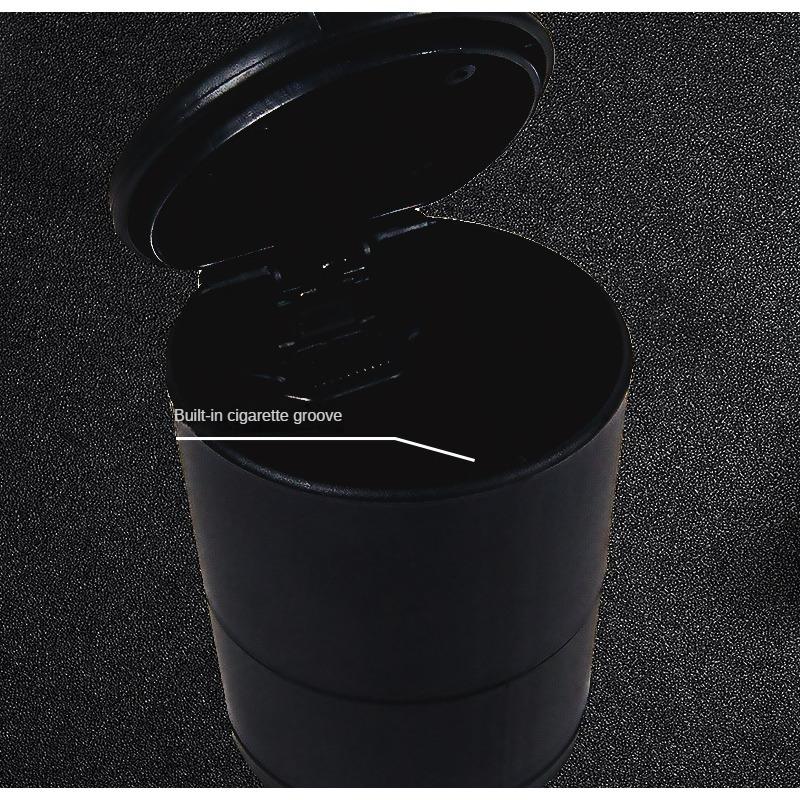 Portable Car Ashtray Universal Plastic Flame Retardant Multifunctional Car Ashtray with Cover Car Interior Accessories