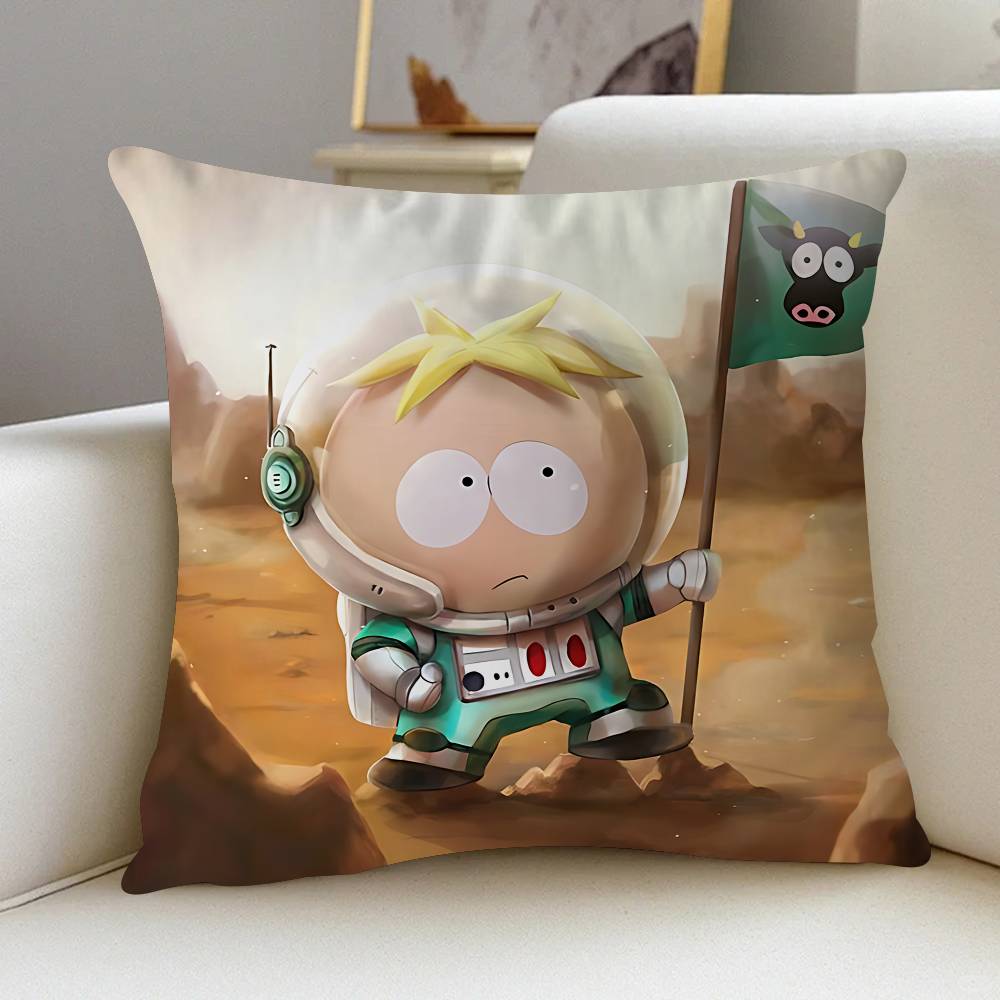 Anime South Park Butters Kuddfodral Tum Gårdshusdekor Hem Prydnadskuddfodral För Soffdekorationer