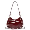 Crossbody Bag Rivets PU Underarm Bag Small Pack Shoulder Bag Portable Punk Style Handbags  Girls