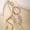 1pc Women'S Chic And Elegant Versatile Adjustable Length Chain Quartz Watch