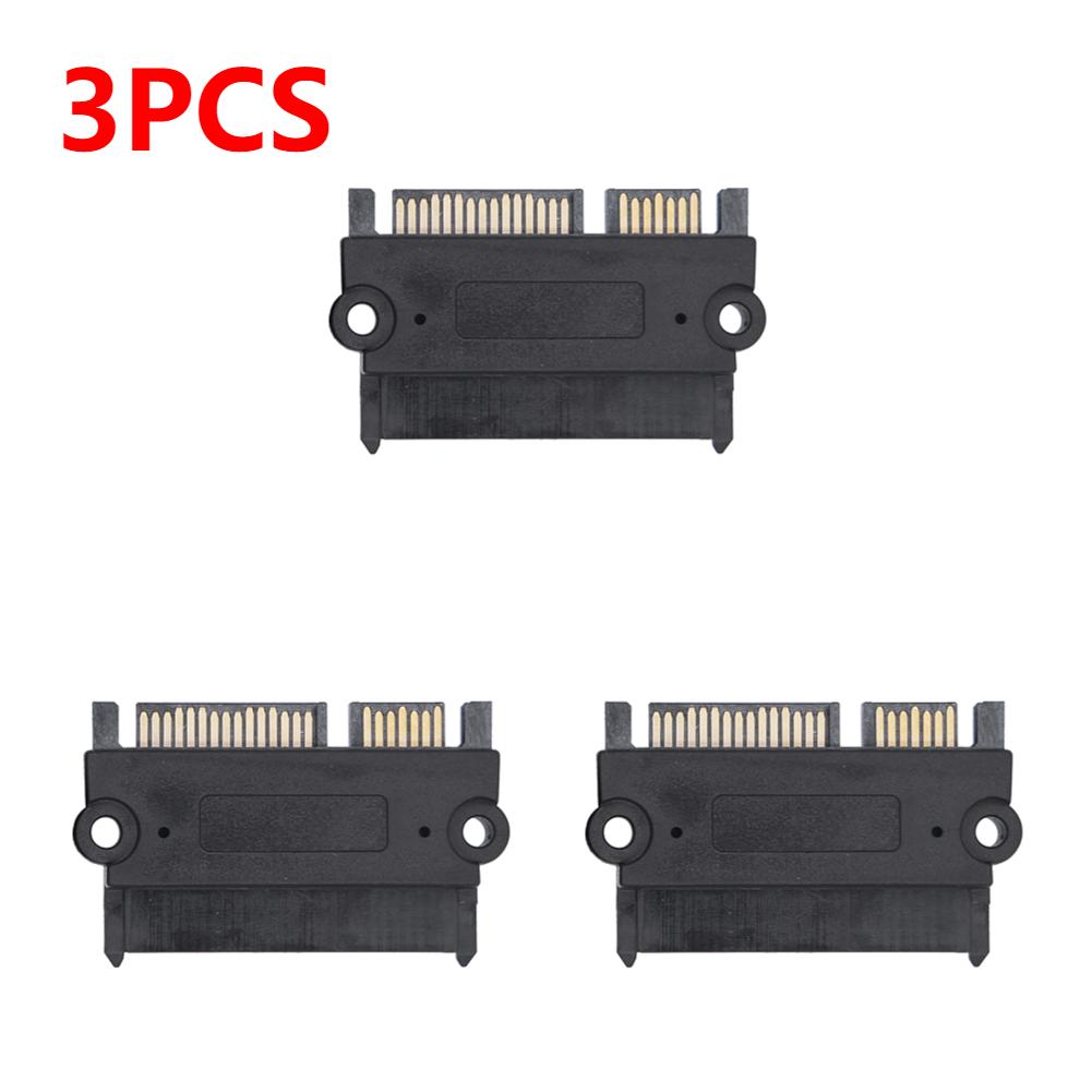 1-30PCS SATA Male To Female Power Data Converter 22Pin 7+15 Male To Female SATA To SATA Converter SATA To SATA Adapter