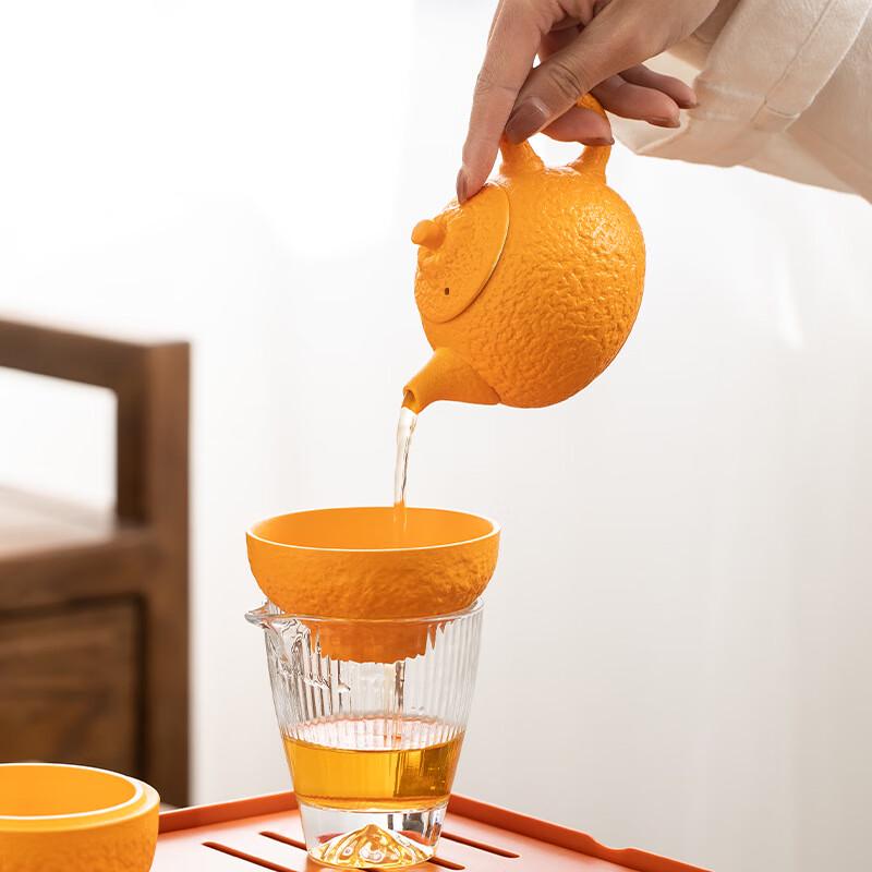 Portable Chinese Ceramic Travel Tea Set