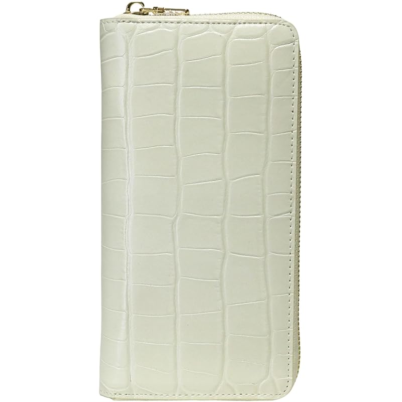

[Berkut] vanilla cowhide Embossed crocodile long wallet men s ladies crocodile long wallet genuine leather Genuine leather leather crocodile crocodile
