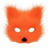 Handmade Halloween Fox Costume: Mask, Gloves & Plush Tail