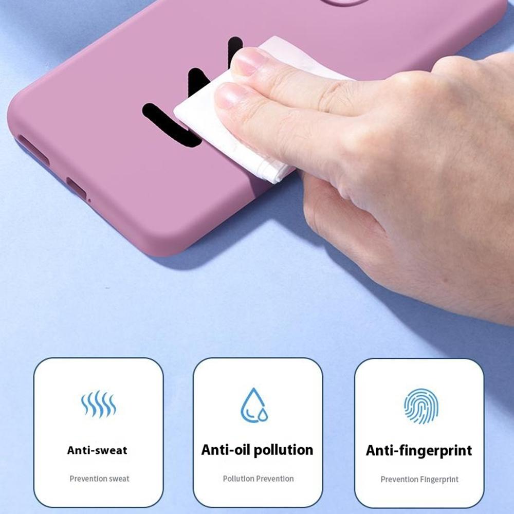 För Oppo Reno14 5G (Global) Skal Hudvänligt Flytande Silikon+PC Telefonskal