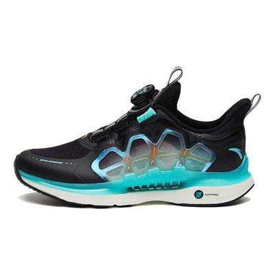 Wind Chaser 5.0 Non-Slip Wear-Resistant Low-Top Running Shoes Kids Sneaker Black Green 312325516-14
