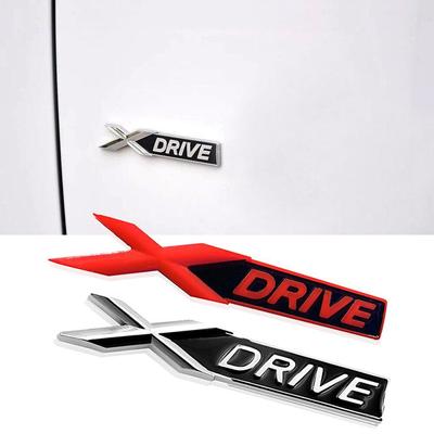 1pcs XDRIVE 3D Car Body Emblem Logo Sticker For E46 E90 E36 E39 E87 E34 E92 1 2 3 4 5 6 7 Series Fender Car Styling
