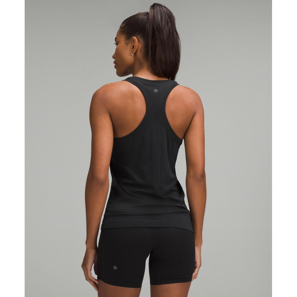 Lululemon Swiftly Tech Racerback Tank Top 2.0  Hip Length Black Black