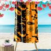 Spooky Vibrant Gothic Charm Print Beach Towel, Quick Drying, Suitable for Travel, Outdoor Sports, Jogging, the Beach and Swimming, Gift