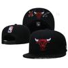 Source Baseball Cap Basketball League Bull Hat Street American Retro Embroidery Flat Edge Bull Head Casual Hat