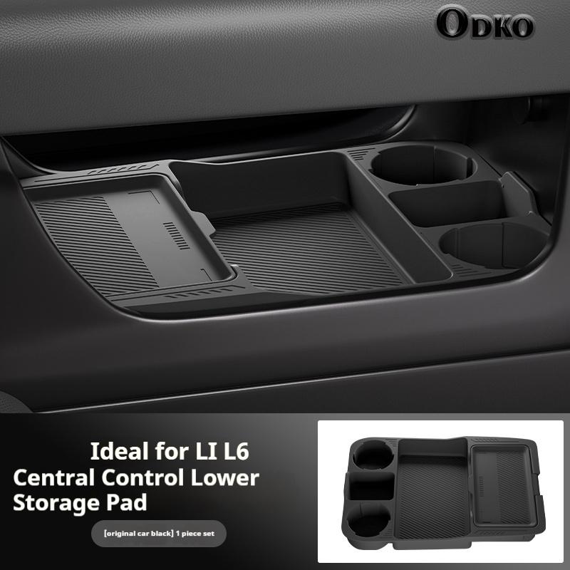 Silicone Storage Box For Li L6 Center Console Modification Anti-slip Pad Car Accessories Organizer Decoration