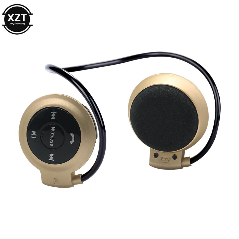 

Мини Спортивные Беспроводные Bluetooth Наушники Стерео Наушники MP3 Музыкальный Плеер Гарнитура Наушник Слот для Micro SD Карты Handsfree Микрофон золотой
