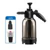 2L Hand Pump Foam Sprayer with 3 Types of Nozzle Hand Pneumatic Foam Cannon Snow Foam Car Wash Spray Bottle Car Window Cleaning