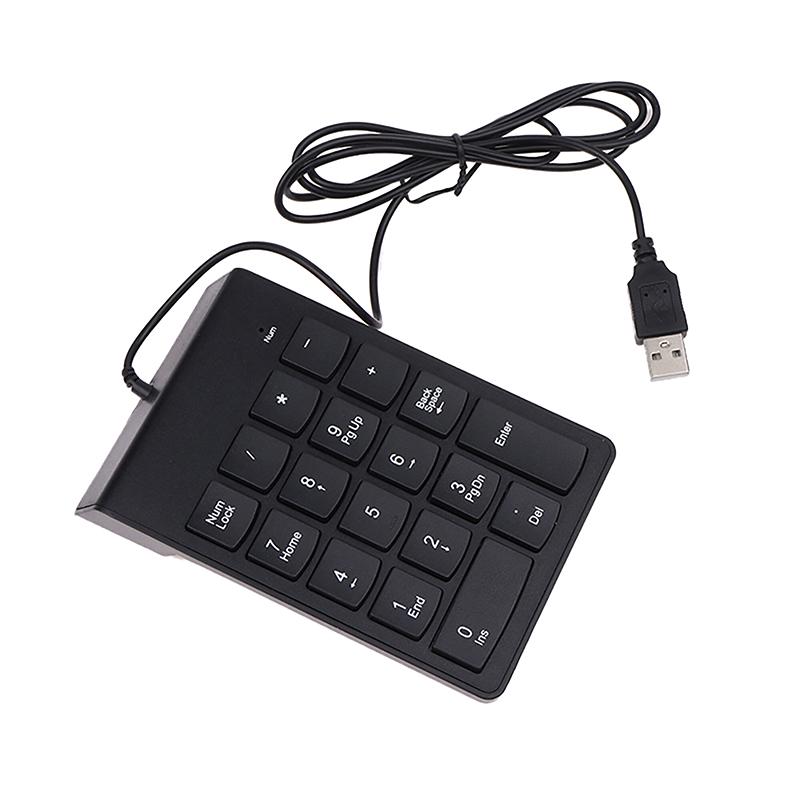 1Pc Universale Tastierino Numerico Usb Wire Mini Tastiera Numerica Per Laptop Desktop Pc Computer Tastiera Numerica 18 Tasti Tastiera