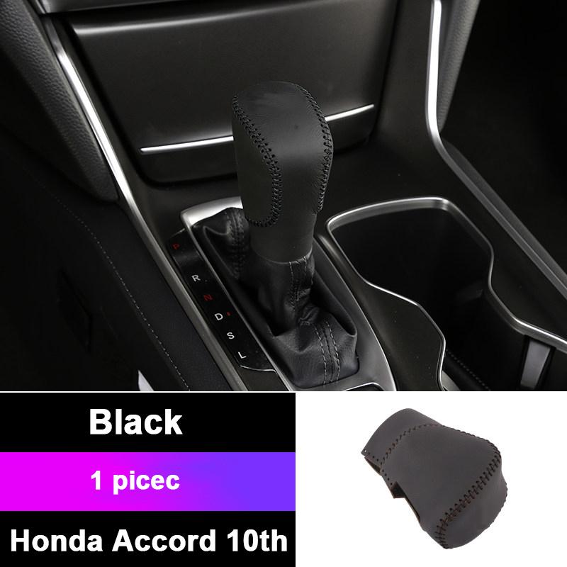 Pentru Honda Accord 10th 2018 2022 Capac pârghie de viteză pentru mașină Buton schimbător de viteze Capa de viteză Autocolante Accesorii din piele