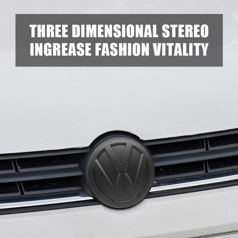 Car Sticker Hub Caps 1pc VW ABS 119mm 111mm Car Front Head Hood Bonnet Logo Rear Trunk Badge Accessory For Volkswagen Polo 6 201 Xc2