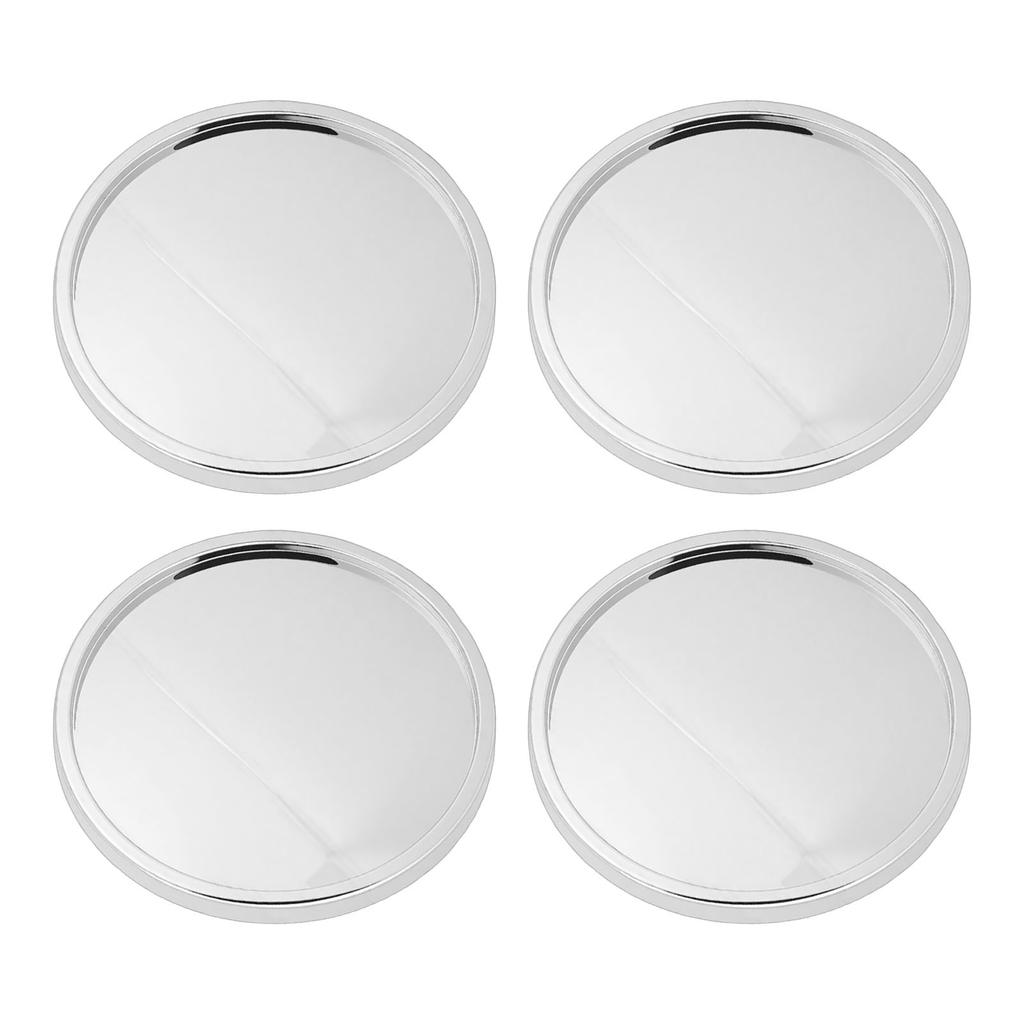 4PCS Wheel Center Caps Waterproofing Multifunctional 62mm OD 47.5mm ID Replacement for Discovery Evoque Defender Silver