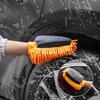 1PCS Waterproof Car Wash Microfiber Chenille Gloves Thick Car Cleaning Mitt Wax Detailing Brush Auto Care Double-faced Glove