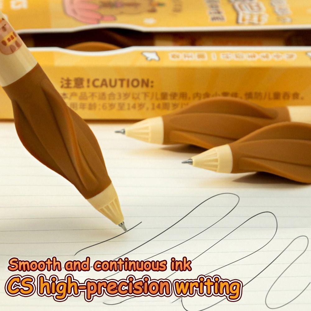 3Pcs Soft Grip Gel Pen Press Question Pen Cute Neutral Pen  Writing Stationery