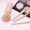 Compact 4-in-1 Retractable Makeup Brush: Powder, Eyeshadow, Blush, Contour